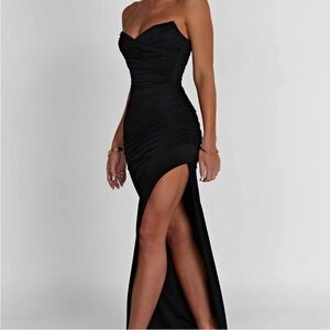 Babyboo Giovanna Maxi Dress Black Size Small